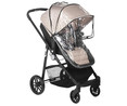 Coche de paseo trío, capazo homologado, color gris y negro, NURSE ROLLER.