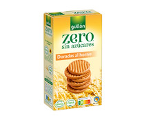 Galletas doradas al horno sin azúcares GULLÓN ZERO 330 g.