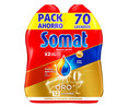 Detergente lavavajilas duplo (antiolores-antigrasa) SOMAT 650 ML. + 650 ML.