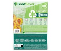 Pack de 35 bolsas reciclables de envasado al vacío FOODSAVER FSBE4802X, capacidad 946ml. 