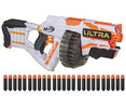 Lanzadardos automático NERF ULTRA ONE con alcance hasta 36 metros.