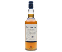 Whisky escoces single malt con envejecimiento de 10 años TALISKER botella de 70 cl.