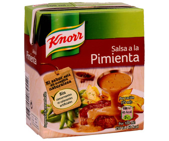 Salsa a la pimienta brik de 300 gramos Salsa a la pimienta brik de 300 gramos