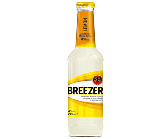Breezer limón botella de 27,5 centilitros Breezer limón botella de 27,5 centilitros