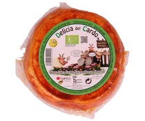 Queso de cabra curado extremeño con pimentón ecológico DELICIA DEL CARDO 250 g.
