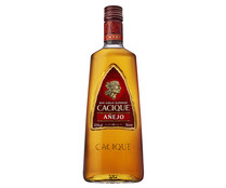 Ron dorado añejo de calidad superior CACIQUE botella de 70 cl.