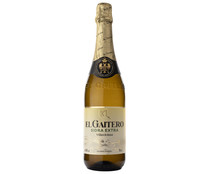 Sidra extra elaborada en Asturias EL GAITERO botella de 75 cl.