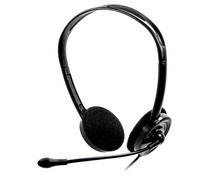 Auriculares tipo diadema para PC QILIVE con cable, micrófono, color negro. Auriculares tipo diadema para PC QILIVE con cable, micrófono, color negro.