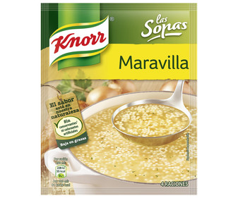Sopa maravilla KNORR, sobre de 68 g. Sopa maravilla KNORR, sobre de 68 g.
