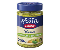Salsa Pesto Rústico Basílio y Zucchine (Albahaca y Calabaza) BARILLA 200 g.
