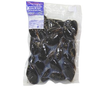 Mejillones frescos cocidos al vapor en su propio jugo PESCADONA 1 kg. Mejillones frescos cocidos al vapor en su propio jugo PESCADONA 1 kg.