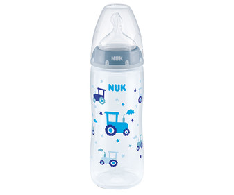 Biberón (360 ml) de silicona entre 6-18 meses NUK Fisrt choice +. Biberón (360 ml) de silicona entre 6-18 meses NUK Fisrt choice +.
