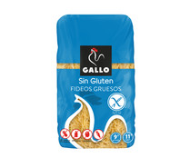 Pasta fideos gruesos sin gluten GALLO 450 g.
