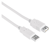 Cable prolongador QILIVE Usb 2.0 macho a USB 2.0 hembra, QILIVE, de 3 metros, color gris.