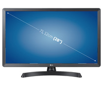 Televisión 71,12 cm (28") LED LG 28TN515S, HD READY, SMART TV, WIFI, TDT T2, USB reproductor, 2HDMI, 50HZ.