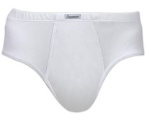 Calzoncillo clásico abierto ABANDERADO 527, color blanco, talla XL.