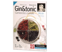 Botánicos para preparar gintonics CARMENCITA Cocktails 16 g.