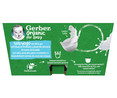 Postre lacteo infantil ecológico, sabor natural, a partir de 6 meses GERBER Organic 4 x 90 g.