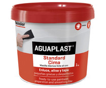 Enluce, alisa y tapa fisuras BEISSIER Aguaplast Standard Cima, 1Kg.