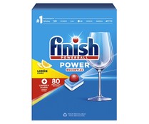 Detergente en pastillas limón FINISH POWERBALL ALL IN 1 86 uds. 1376 g.