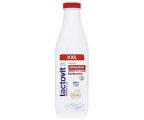 Gel de baño o ducha reparador con vitamínas y proteinas de la leche LACTOVIT LACTO UREA 1000 ml.