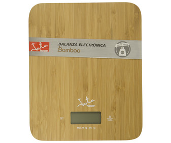 vulgar híbrido Mareo Balanza electrónica 15kg JATA Bamboo | Alcampo Compra Online