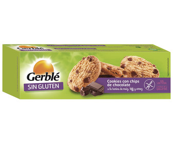 Galletas con pepitas de chocolate sin gluten 150 g.