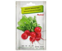 Sobre de semillas para sembrar rabanitos de la variedad roja redonda PRODUCTO ALCAMPO.