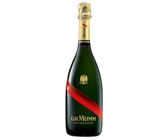 Champagne elaborado en Francia G.H. MUMM Gran cordón rouge botella de 75 cl. Champagne elaborado en Francia G.H. MUMM Gran cordón rouge botella de 75 cl.