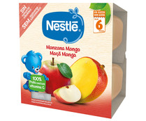 Tarrinas de manzana y mango, a partir de 6 meses NESTLÉ.