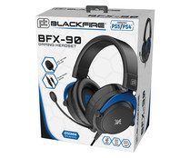 Auriculares gaming con cable, compatibles con PS5 y PS4, BLACKFIRE Headset BFX-90.