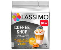 Café espresso, cremos con sabor a caramelo con nueces en cápsulas TASSIMO COFFEE SHOP 8 uds.