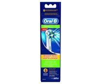 Pack de 5 recambios de cepillo dental eléctrico ORAL-B Cross Action EB50-5.