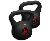 Pesa Kettle bell de 6 kg, POWER FITNESS.