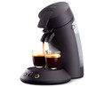 Cafetera de cápsulas PHILIPS Senseo Original Plus CSA210/61 negra, depósito de 0.7 L., sistema de cápsulas Senseo.