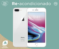 Smartphone 13.97cm (5,5") iPhone 8 Plus plata (REACONDICIONADO), Chip A11 Bionic, 256GB, 12Mpx, vídeo en 4K, iOS 11.