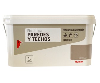 Pintura plástica de color marrón 4 litros Pintura plástica de color marrón 4 litros
