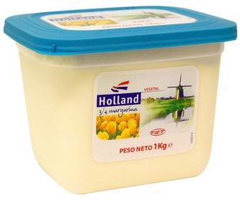 Margarina vegetal tarrina de 1000 gramos Margarina vegetal tarrina de 1000 gramos