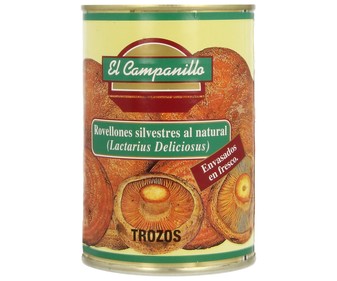 Rovellones silvestres lata de 200 gramos Rovellones silvestres lata de 200 gramos