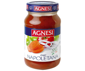 Salsa napolitana frasco de 400 gramos Salsa napolitana frasco de 400 gramos