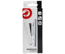 Grapadora de oficina blanca 55mm para grapas de 24/6 y 26/6 PRODUCTO ALCAMPO.
