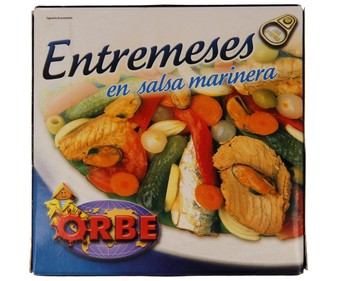 Entremeses en salsa marinera lata de 172 gramos Entremeses en salsa marinera lata de 172 gramos