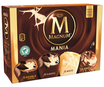 Mini helados de vainilla 880 mililitros pack de 8 unidades Mini helados de vainilla 880 mililitros pack de 8 unidades