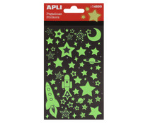 Pegatinas con formas de estrellas APPLI 14609.