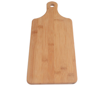 Tabla de cortar de madera de bambú con asa, 35x15cm, ACTUEL. Tabla de cortar de madera de bambú con asa, 35x15cm, ACTUEL.
