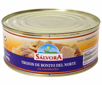 Bonito del norte en escabeche lata de 585 gramos Bonito del norte en escabeche lata de 585 gramos
