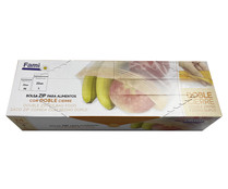 Bolsas zip para alimentos FAMI 20 uds.  18 x 27, 5 cm + 20 uds. 21 x 32,8 cm