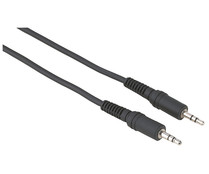 Cable QILIVE de Jack 3,5mm macho a Jack 3,5mm macho, 0,75 metros, color negro.