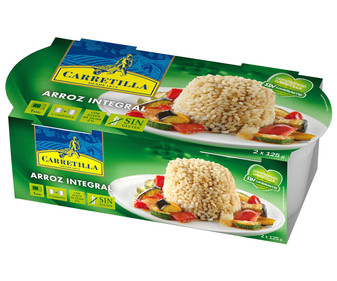 Arroz integral CARRETILLA paquete de2 uds x 125 g. Arroz integral CARRETILLA paquete de2 uds x 125 g.