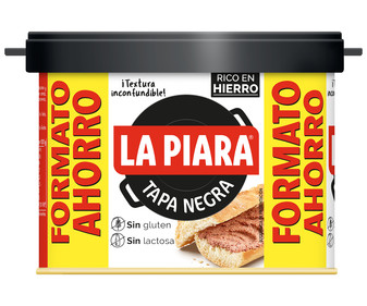 Paté de hígado de cerdo LA PIARA Tapa Negra lata de 225 g. Paté de hígado de cerdo LA PIARA Tapa Negra lata de 225 g.